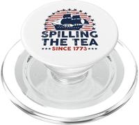 Funny 4th Of July Spilling The Tea Since 1773 Fourth of July PopSockets PopGrip per MagSafe