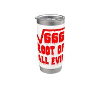 Funny 666 Square Root All Evil Matematico Insegnante di Matematica Bicchiere termico in acciaio inox doppia parete