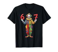 Funny 67 Gen Z Meme Design Clown Maglietta