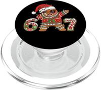 Funny 67 Gingerbread Six Seven Ice Cream Drip Christmas Meme PopSockets PopGrip per MagSafe