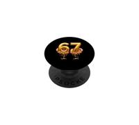 Funny 67 Melting Gold Celebration Detto PopSockets PopGrip Adesivo
