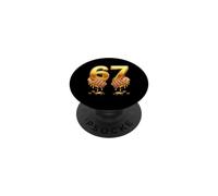 Funny 67 Melting Gold Celebration Detto PopSockets PopGrip Adesivo