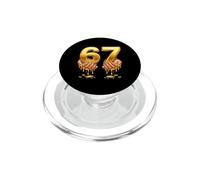 Funny 67 Melting Gold Celebration Detto PopSockets PopGrip per MagSafe