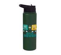 Funny 67 Science Teacher 6 7 Carbon Nitrogen Periodic Table Stainless Steel Insulated Water Bottle