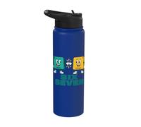 Funny 67 Science Teacher 6 7 Carbon Nitrogen Periodic Table Stainless Steel Insulated Water Bottle
