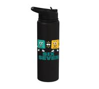 Funny 67 Science Teacher 6 7 Carbon Nitrogen Periodic Table Stainless Steel Insulated Water Bottle