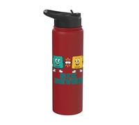 Funny 67 Science Teacher 6 7 Carbon Nitrogen Periodic Table Stainless Steel Insulated Water Bottle