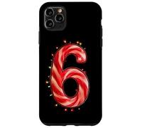 Funny 67 Six Seven Matching Christmas Candy Cane Lights Custodia per iPhone 11 Pro Max
