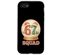 Funny 67 Squad Pigiama natalizio Six Seven Snow Globe Meme Custodia per iPhone SE (2020) / 7/8