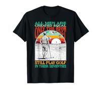 Funny 70th Birthday Golf Dad Play Seventies Golfer Golfing Maglietta