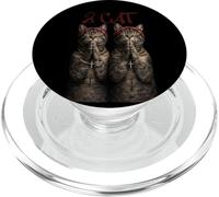 Funny 90s Rapper Cat, Retro Hip Hop 2 Cat Meme PopSockets PopGrip per MagSafe