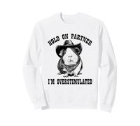 Funny ADHD Western Howdy Partner Overstimulated Guinea Pig Felpa