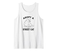 Funny Adopt a Street Cat Possum Lover Canotta