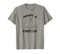 Funny Adopt a Street Cat Possum Lover Maglietta
