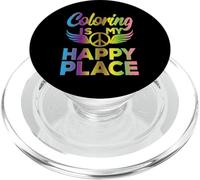Funny Adult Coloring Humor Art Teacher Artist Rainbow Meme PopSockets PopGrip per MagSafe