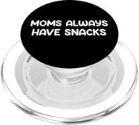 Funny Aging Humor Design moms have snacks Tees and More PopSockets PopGrip per MagSafe