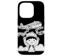 Funny Aircraft Lezioni di volo per gli amanti dell'aviazione Custodia per iPhone 14 Pro