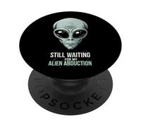Funny Alien Abduction UFO Extraterrestrial Humor Design PopSockets PopGrip Adesivo