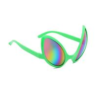 Funny Alien Glasses - Alien Costume Sunglasses | Alien Rainbow Lens Sunglasses | Party Holiday Alien Alternative Modeling Costume Glasses | Aliens Alternative Shapes Party Supplies For Adult And Child