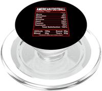 Funny American Football Valori nutrizionali Donne Uomini PopSockets PopGrip per MagSafe