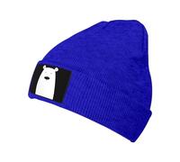 Funny And Cute Polar Bear Donna Uomo Berretto Invernale Morbido Watch cap Leggero Skull cap per Calcio All'Aperto Bici