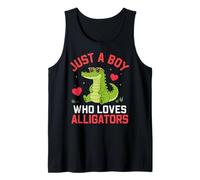 Funny Animal Crocodile, Just a Boy Who Loves Alligators Canotta