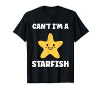 Funny Animal Minimalist Ocean Simple I'm a Starfish Maglietta