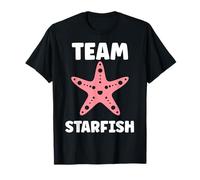 Funny Animal Minimalist Ocean Simple Team Starfish Maglietta