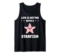 Funny Animal Ocean Life is Better with a Starfish Canotta