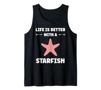 Funny Animal Ocean Life is Better with a Starfish Canotta