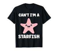 Funny Animal Ocean Minimalist Simple I'm a Starfish Maglietta