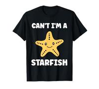 Funny Animal Ocean Minimalist Simple I'm a Starfish Maglietta