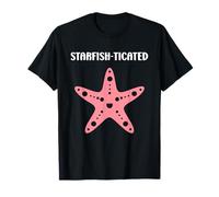 Funny Animal Ocean Minimalist Simple Starfish Maglietta