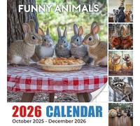 Funny Animals Calendar 2026: Whimsical Creatures Bringing Smiles Monthly