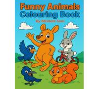 Funny animals colouring book