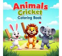 Funny Animals Cricket Coloring Book: A Creative and Enjoyable Cricket Coloring Adventure Coloring Book for Kids Aged 3-12