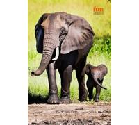 Funny Animals - Elefant: Motivational and inspirational notebook for animal lovers with positive affirmations; a fun gift for friends, co-workers, bosses and employees