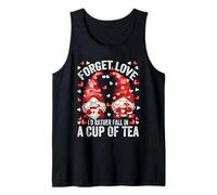 Funny Anti Valentines Cup of Tea Gnomes for Tea Lover Canotta