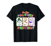 Funny Are You Fall O Ween Directions Insegnante Halloween Ghost Maglietta