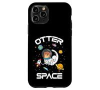 Funny Astronaut Kids Kawaii Lover Otter Space Custodia per iPhone 11 Pro