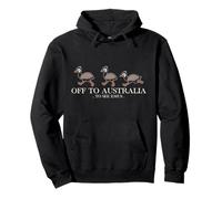Funny Australia Emu Souvenir Felpa con Cappuccio