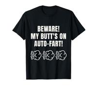 Funny Auto-Fart Humor Tee Novelty Christmas 2025 Gag Saying Maglietta