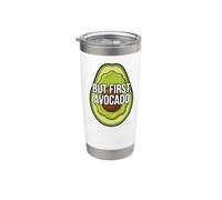 Funny Avocado Lover But First Avocado Bicchiere termico in acciaio inox doppia parete