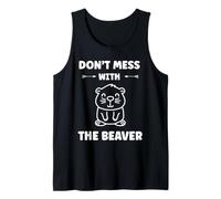 Funny Baby Beavers Minimalist Cute Don't mess with Beaver Canotta
