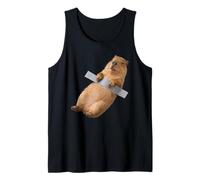 Funny Baby Capybara Duct Tape Meme Cute Pup Rodent Humor Art Canotta