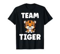 Funny baby cute tigers quote Team tiger Maglietta
