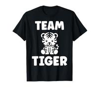 Funny baby cute tigers quote Team tiger Maglietta