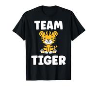Funny baby cute tigers quote Team tiger Maglietta