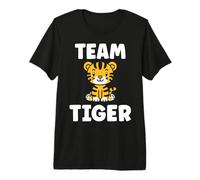 Funny Baby Cute Tigers Quote Team Tiger Maglietta Premium