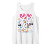 Funny Back To School Duck Bruh We Back First Day Kids Canotta